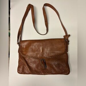 REAL leather crossbody
